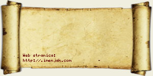 Tanja Skenderi vizit kartica